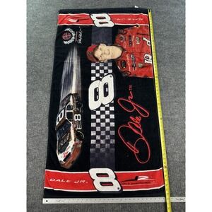 Dale Earnhardt Jr NASCAR Beach Towel Black Red #8 McArther 54x28